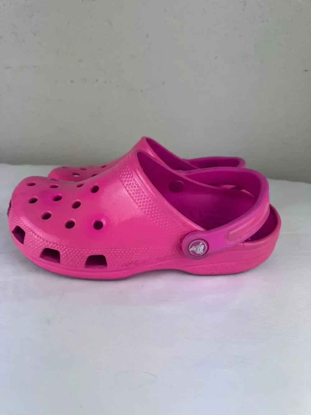 Crocs Pink Glossy Junior size 5